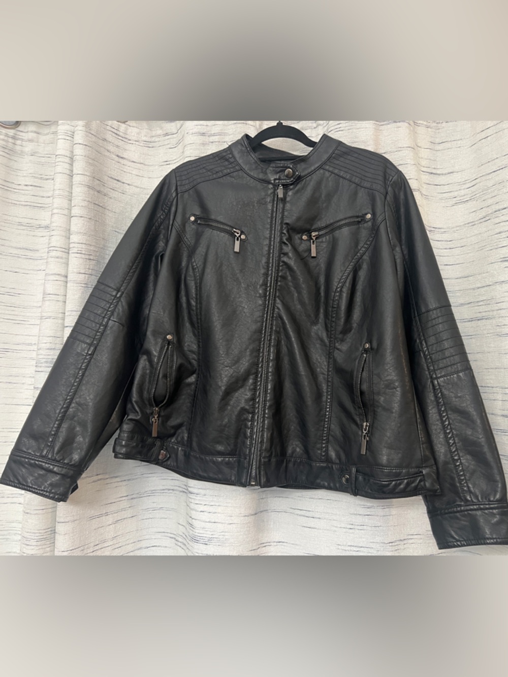 J2 Classic Black Leather Bomber Jacket
